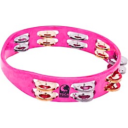 Toca Colorsound Tambourine 10 in. Pink Toca Colorsound Tambourine 10 in. Pink