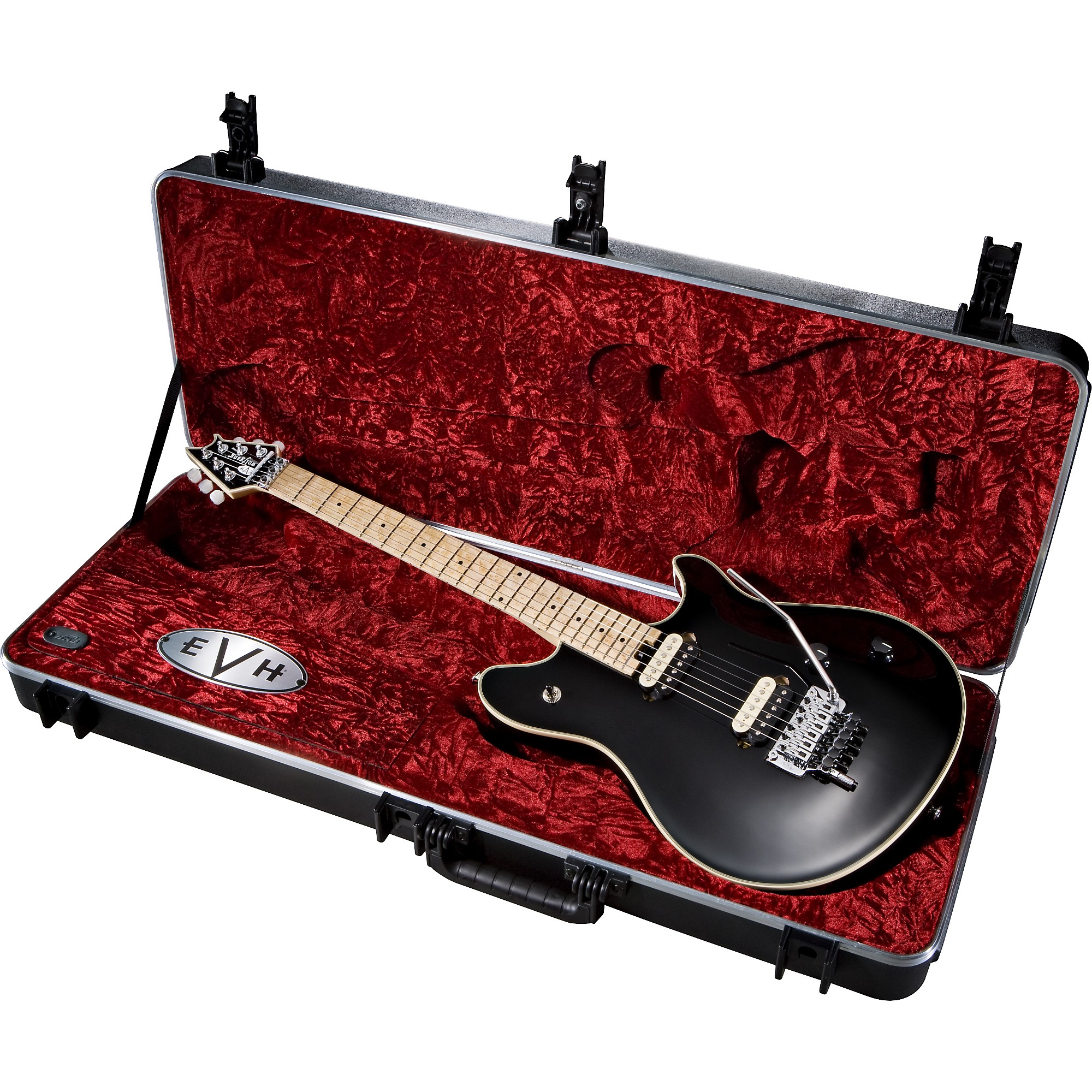 EVH Wolfgang USA Custom Set Neck Electric Guitar Black Ebony