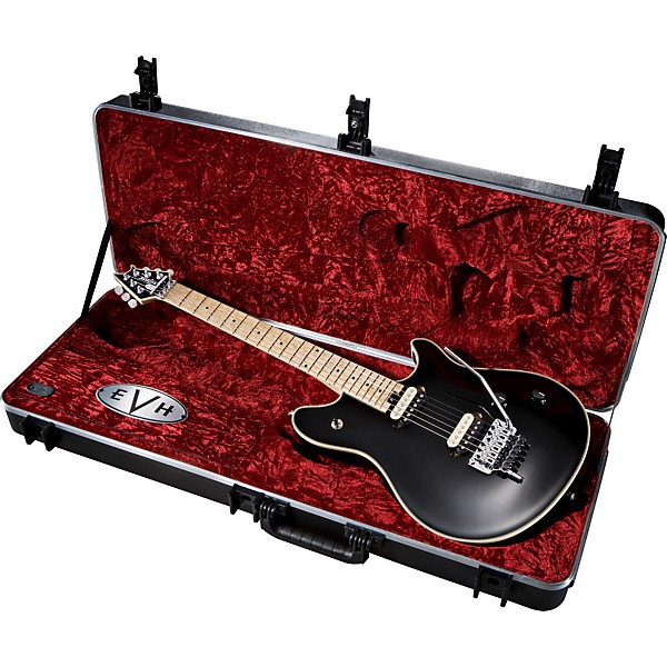 EVH Wolfgang USA Custom Set Neck Electric Guitar Black Ebony Fingerboard