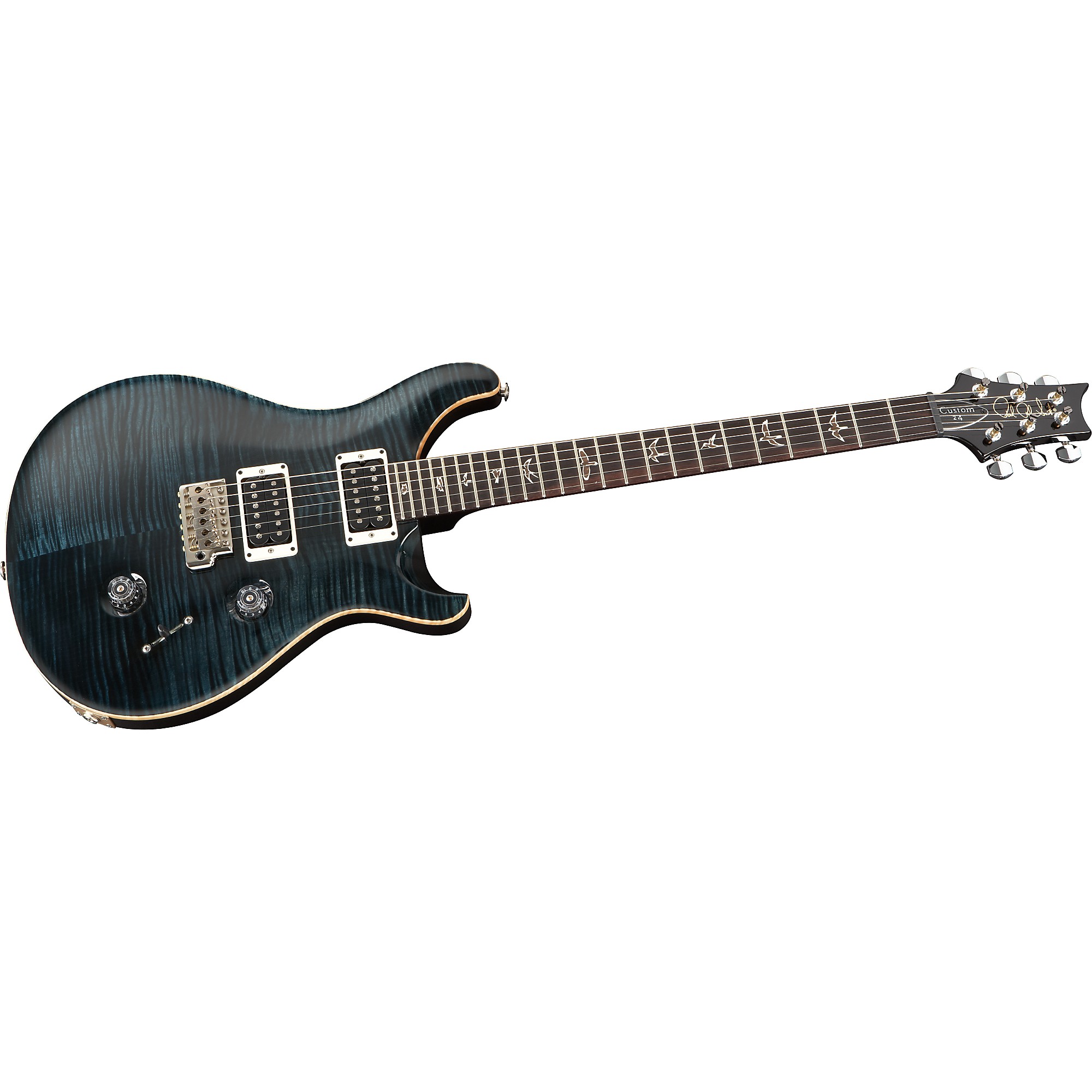 PRS Custom 24 10-Top Electric Guitar Black Slate | Guitar Center