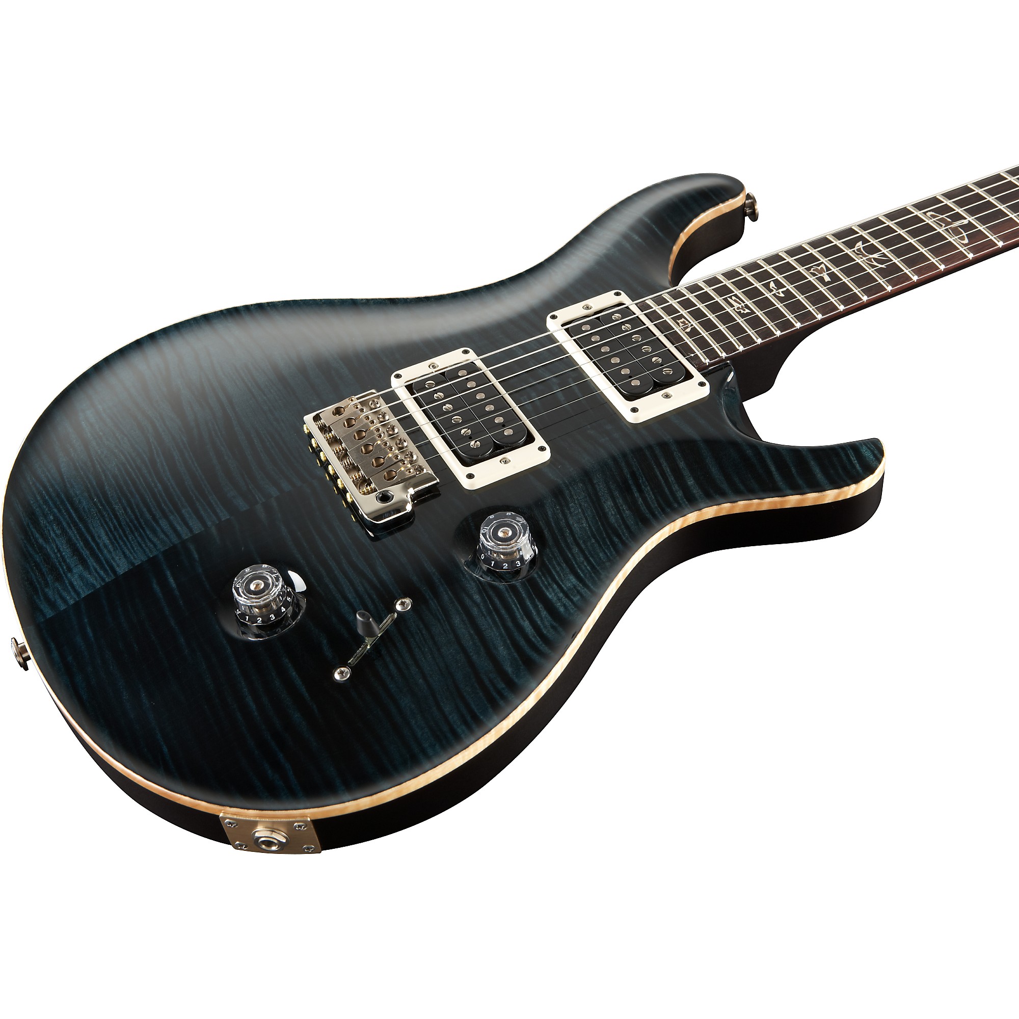 ギター 2014 PRS CUSTOM24 10TOP GRAY BLACK Platinum PRS Custom 24 10-Top Electric Guitar Gray Black