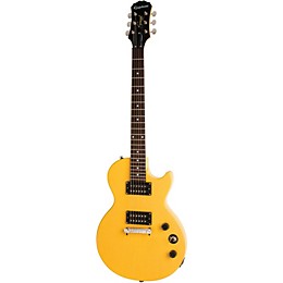 Open Box Epiphone Limited Edition Les Paul Special-I Electric Guitar Level 2 Worn TV Yellow 190839165251