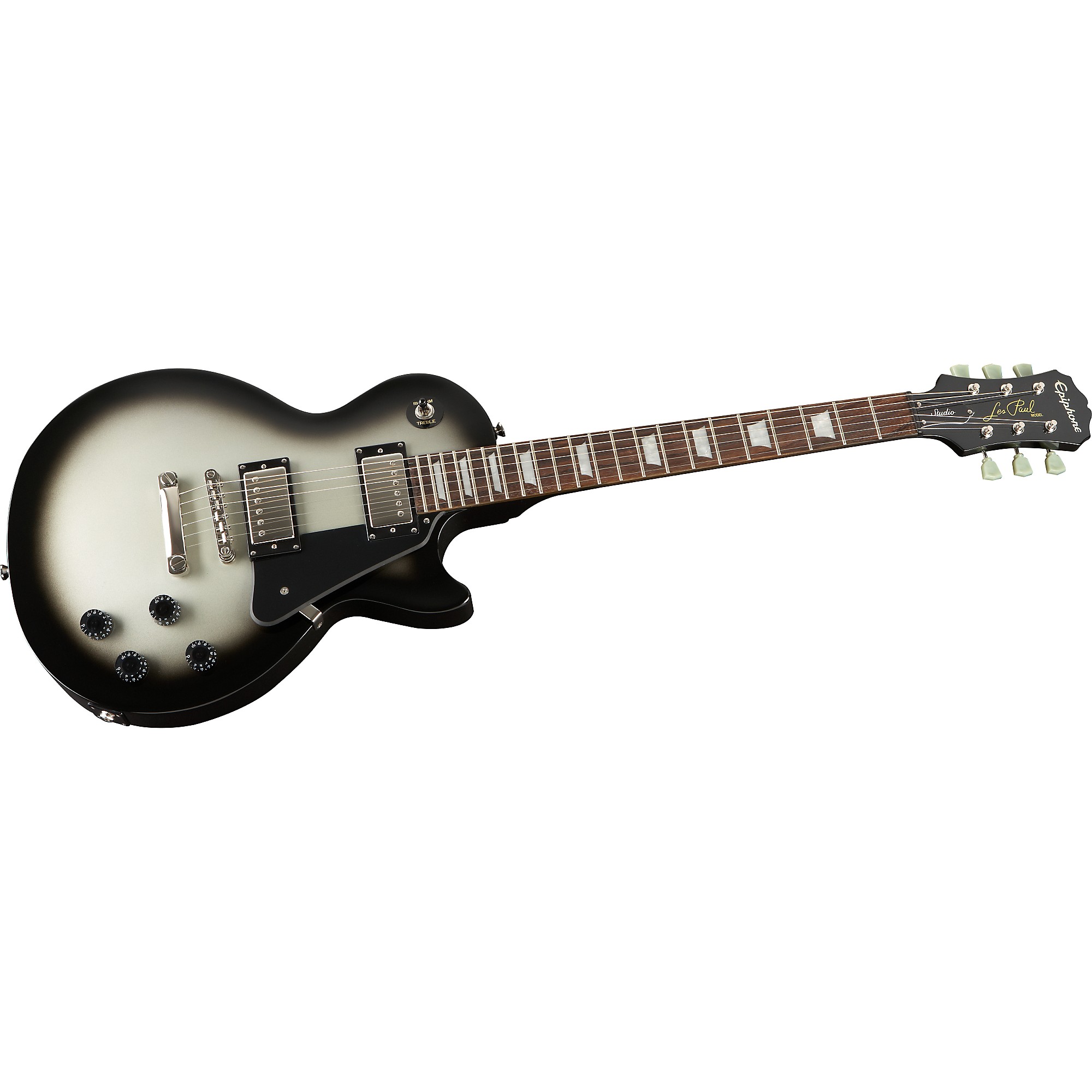 Epiphone Ltd Ed Les Paul Studio Deluxe Electric Guitar Silver Burst |  Guitar Center