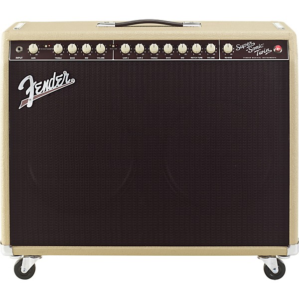 Fender Super-Sonic Twin 100W 2x12 Tube Guitar Combo Amp