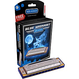 Hohner 595BL Blue Midnight Harmonica Key of C Hohner 595BL Blue Midnight Harmonica Key of D