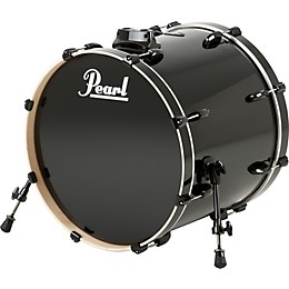Pearl Vision Birch Bass Drum Jet Black 24x18