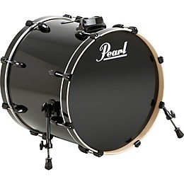 Pearl Vision Birch Bass Drum Jet Black 22x18