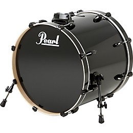 Pearl Vision Birch Bass Drum Jet Black 22x18