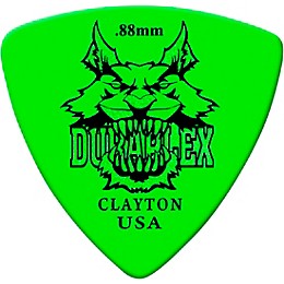 Clayton Duraplex Delrin Rounded Triangle Picks 1 Dozen .88 mm