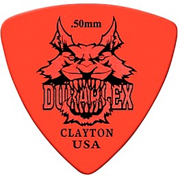 Clayton Duraplex Delrin Rounded Triangle Picks 1 Dozen .50 mm