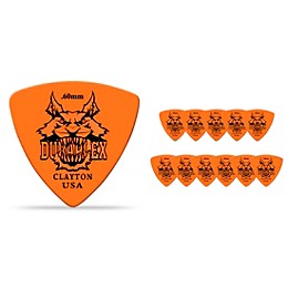 Clayton Duraplex Delrin Rounded Triangle Picks 1 Dozen .60 mm