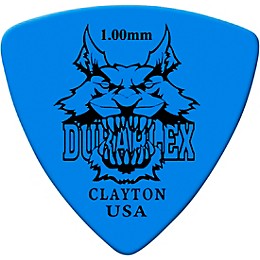 Clayton Duraplex Delrin Rounded Triangle Picks 1 Dozen 1.0 mm