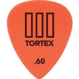 Dunlop Tortex T3 Sharp Tip Guitar Picks 72-Pack .60 mm