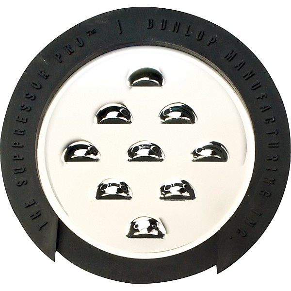 Dunlop The Suppressor Pro Sound Hole Cover 9-Hole Chrome