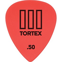 Dunlop Tortex T3 Guitar Picks 12-Pack .50 mm