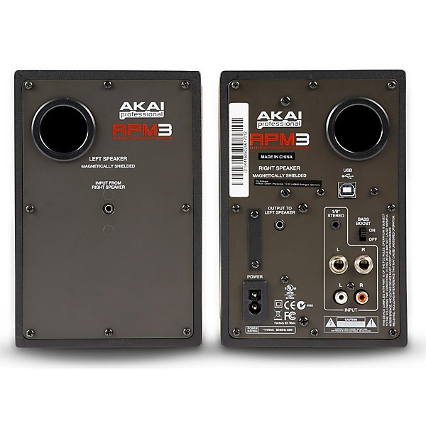 Open Box Akai Professional RPM3 Production Monitors with USB Audio