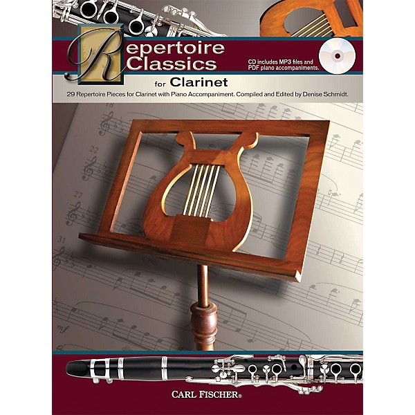 Carl Fischer Repertoire Classics for Clarinet (Book/ Data MP3 CD)