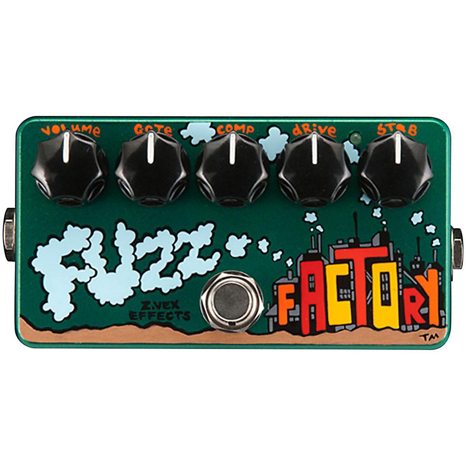 ZVEX Hand Painted Fuzz Factory Guitar Effects Pedal   Guitar Center