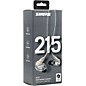 Open Box Shure SE215 Dynamic Microdriver Earphones Level 1 Clear