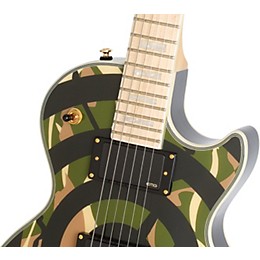 Epiphone Zakk Wylde Bullseye Les Paul Custom Plus Electric Guitar Camouflage