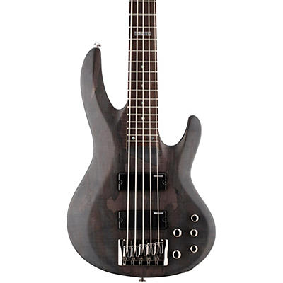 Esp Ltd B-205Sm 5-String Electric Bass Guitar Satin See-Thru Black for sale