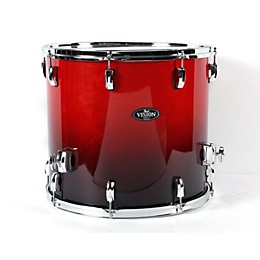 Pearl Vision Birch Lacquer Floor Tom Ruby Fade 18 x 16 in.