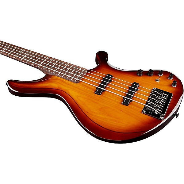 Ibanez Grooveline G105 5-String Electric Bass Guitar Brown Burst