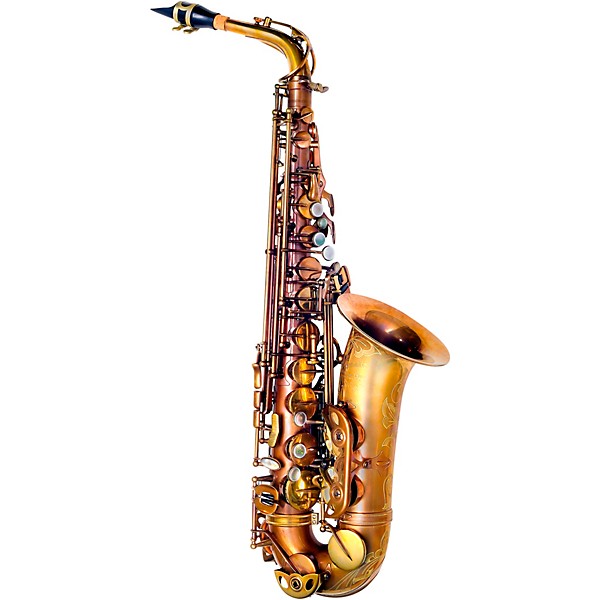 Open Box P. Mauriat System 76 Professional Alto Saxophone Level 1 Un-lacquered