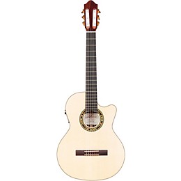 Open Box Kremona F65CW Fiesta Cutaway Acoustic-Electric Classical Guitar Level 2 Natural 190839008718