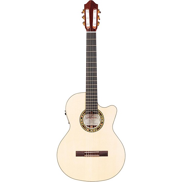 Kremona F65CW Fiesta Cutaway Acoustic-Electric Classical Guitar Natural