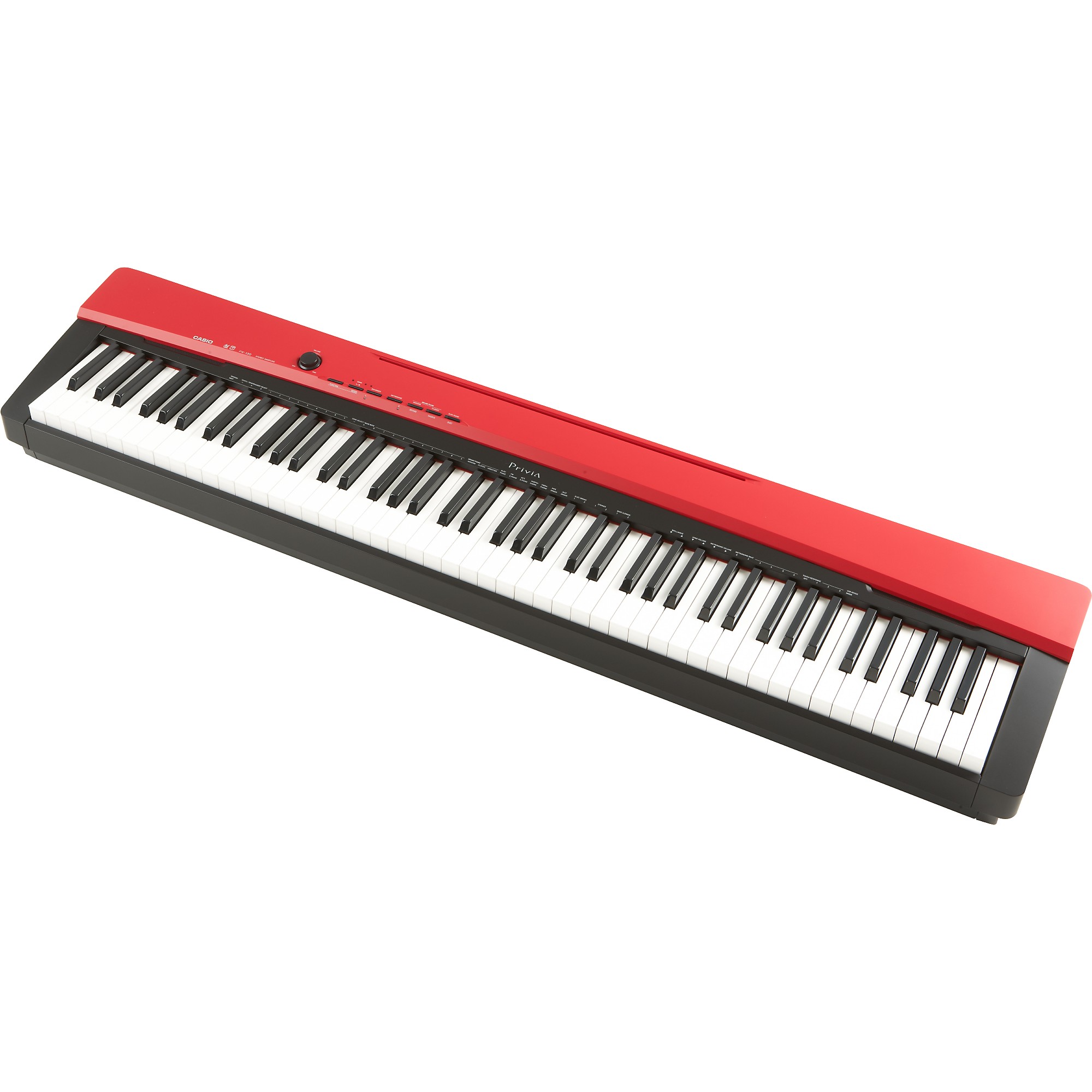 CASIO デジタルピアノ PX-130 88鍵盤 2011年製 Casio Privia PX130 88-Key Digital Keyboard - Red | Guitar Center
