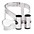 Vandoren M/O Series Clarinet Ligature Bb Clarinet - Pewter Vandoren M/O Series Clarinet Ligature Eb Clarinet, Pewter