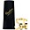 Vandoren M/O Series Saxophone Ligature Alto Sax - Gilded Vandoren M/O Series Saxophone Ligature Soprano Sax - Gilded