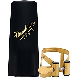 Vandoren M/O Series Saxophone Ligature Alt... Vandoren M/O Series Saxophone Ligature Soprano Sax - Aged Gold with Plastic cap