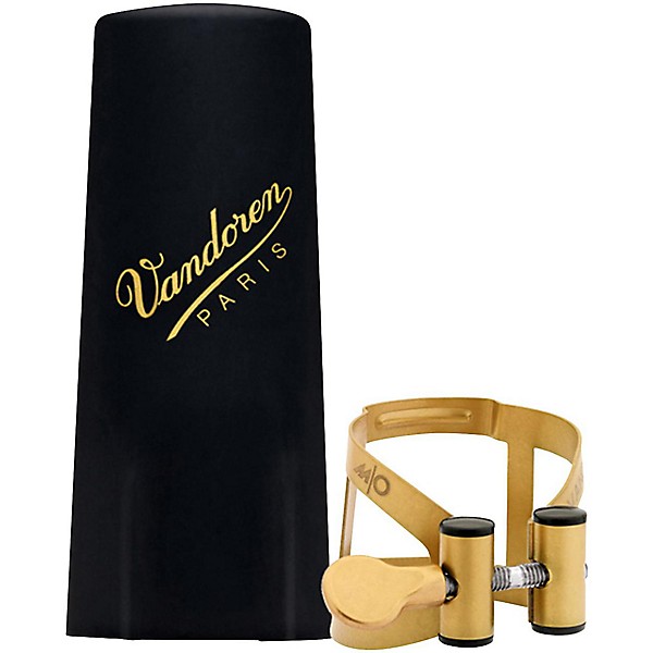 Vandoren M/O Series Saxophone Ligature Tenor Sax - Aged Gold with Plastic cap