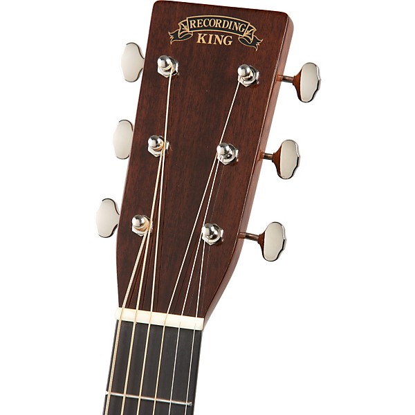 Open Box Recording King Studio Series 12 Fret OO Acoustic Guitar with Cutaway Level 1 Natural