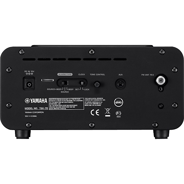 Yamaha TSX-70 Desktop Audio System Brown | Guitar Center
