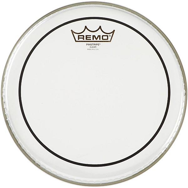 Remo Clear Pinstripe Pro Pack With Free 14" Controlled Sound X Snare Head 10, 12, 14, In.