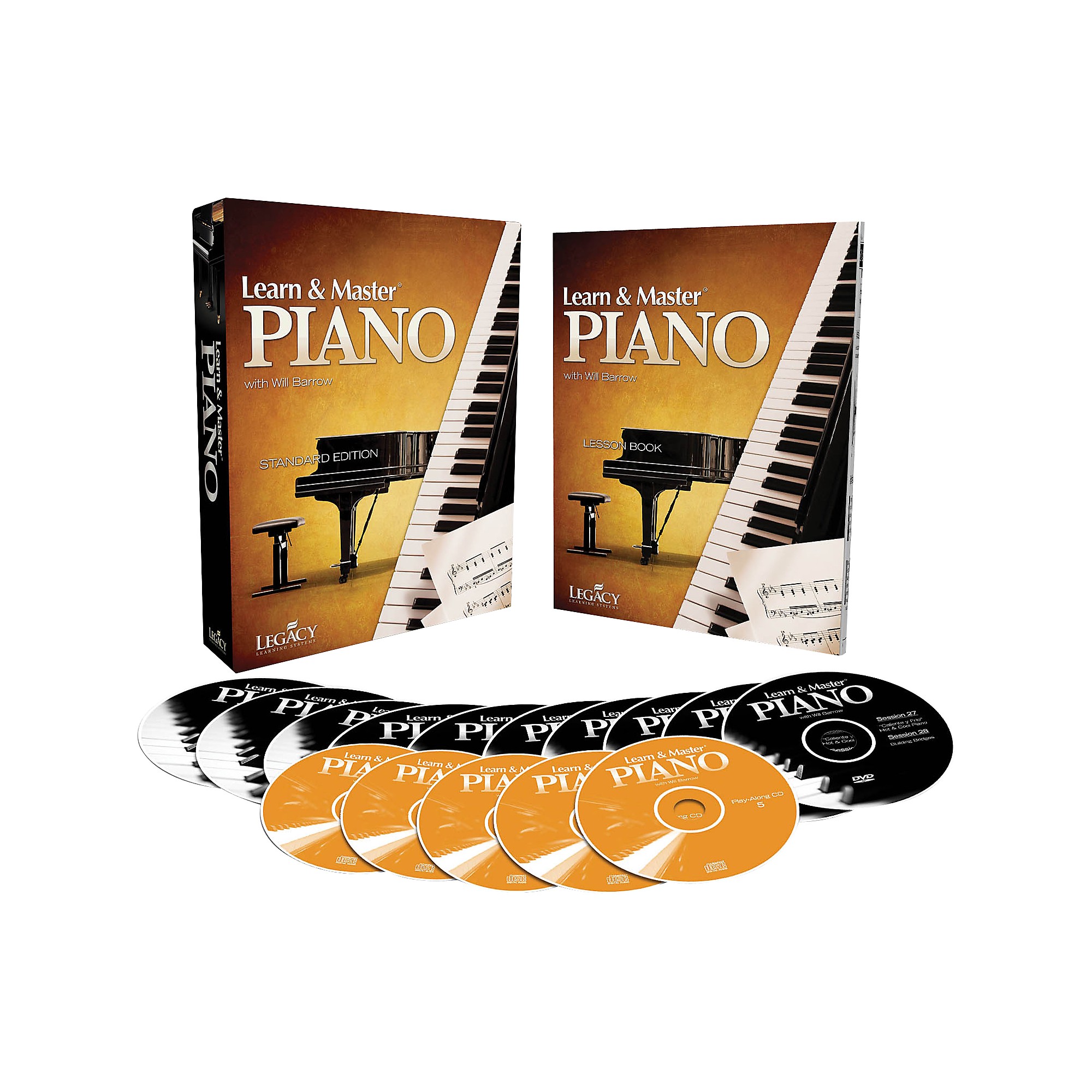 Hal Leonard Learn Master Piano DVD CD Book Pack Legacy Of