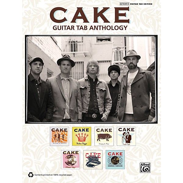Alfred Cake - Guitar TAB Anthology Book