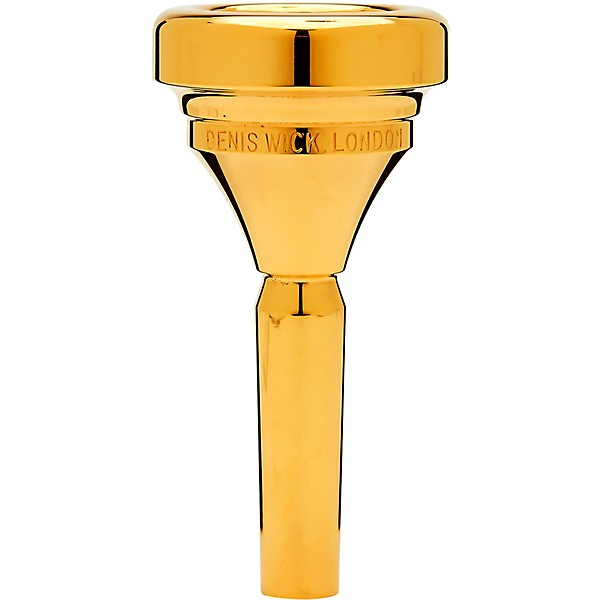 Denis Wick DW4286 Classic Series Tuba Mouthpiece in Gold 3