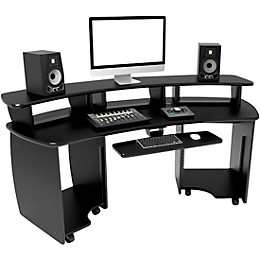 Omnirax OmniDesk Audio/Video Editing Workstation - Black