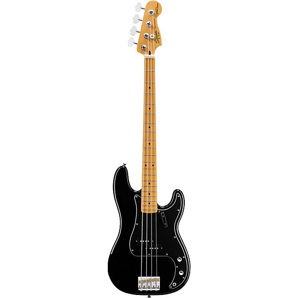 Open Box Squier Matt Freeman Precision Bass Guitar Level 1 Maple Fretboard Black