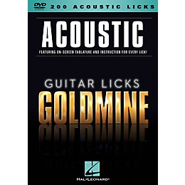 Hal Leonard 200 Acoustic Licks - Guitar Licks Goldmine DVD Series