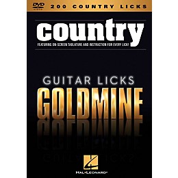 Hal Leonard 200 Country Licks - Guitar Licks Goldmine DVD Series
