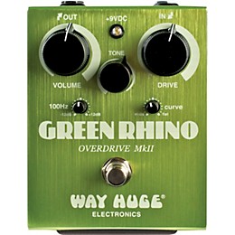 Open Box Way Huge Electronics Green Rhino MkII Overdrive Guitar Effects Pedal Level 1