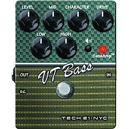 Open Box Tech 21 SansAmp Character Series VT Bass V2 Distortion
