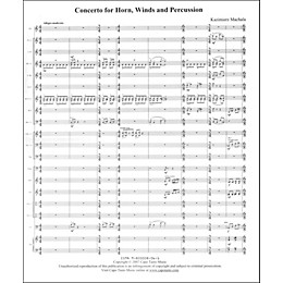 Carl Fischer Concerto for Horn, Winds and Percussion Book