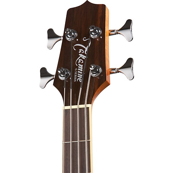 Takamine G Series EGB2S Left-Handed Acoustic-Electric Bass Natural