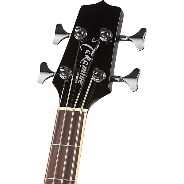 Takamine G Series EGB2S Left-Handed Acoustic-Electric Bass Black